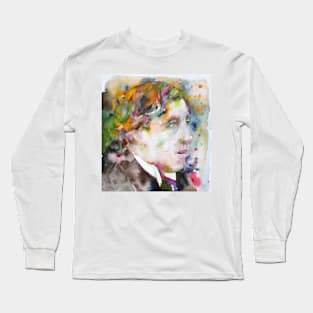 OSCAR WILDE watercolor portrait .20 Long Sleeve T-Shirt